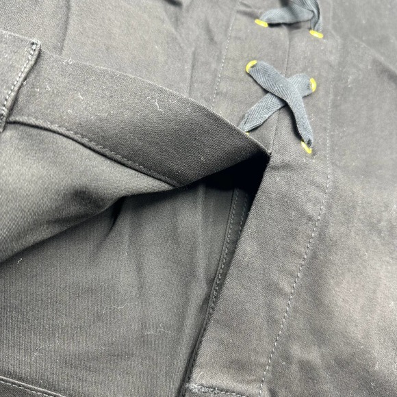 Bold Elements Black Skirt Laced Up In Front Womens Size 14 - Picture 2 of 7